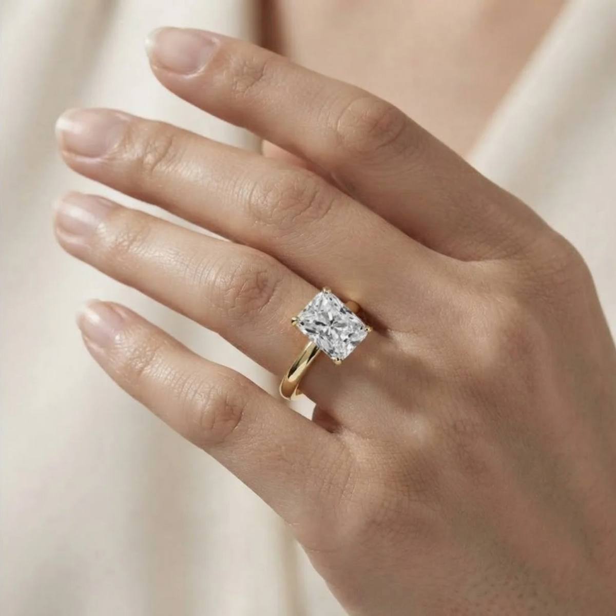 Radiant Cut Engagement Ring