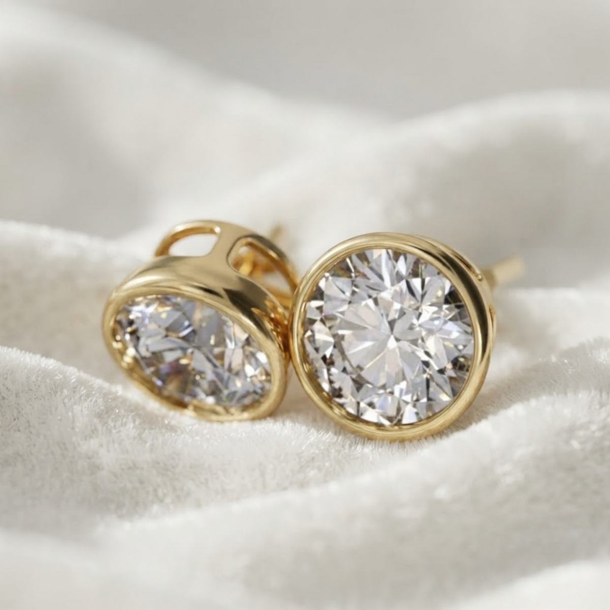 Lab Grown Diamond Stud Earring