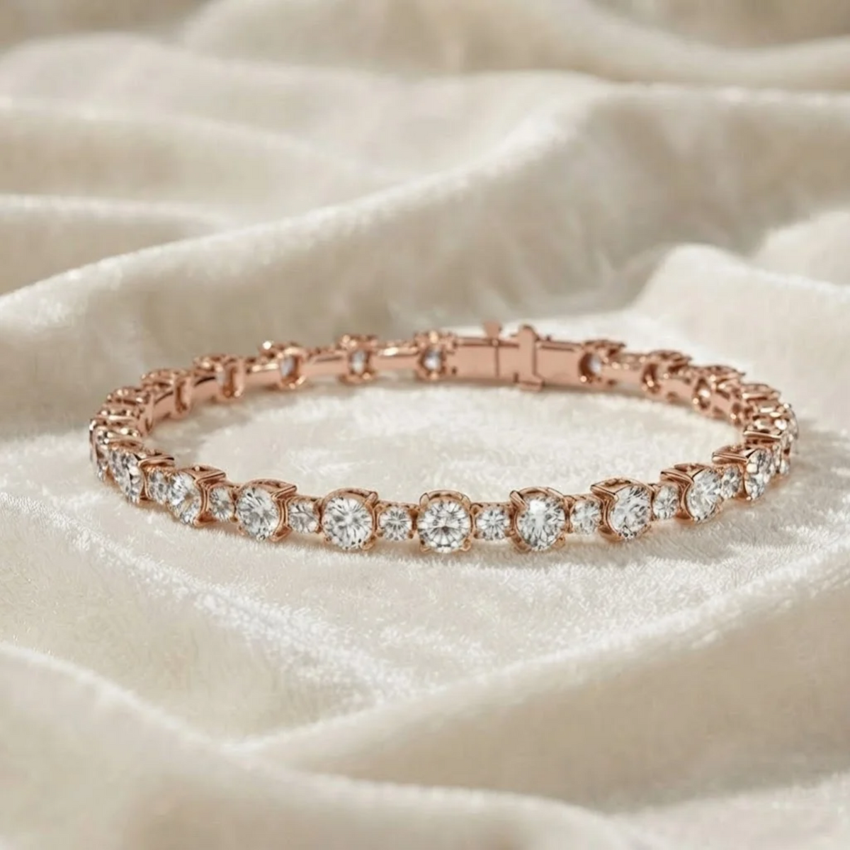 Lab Grown Diamond Tennis Bracelet