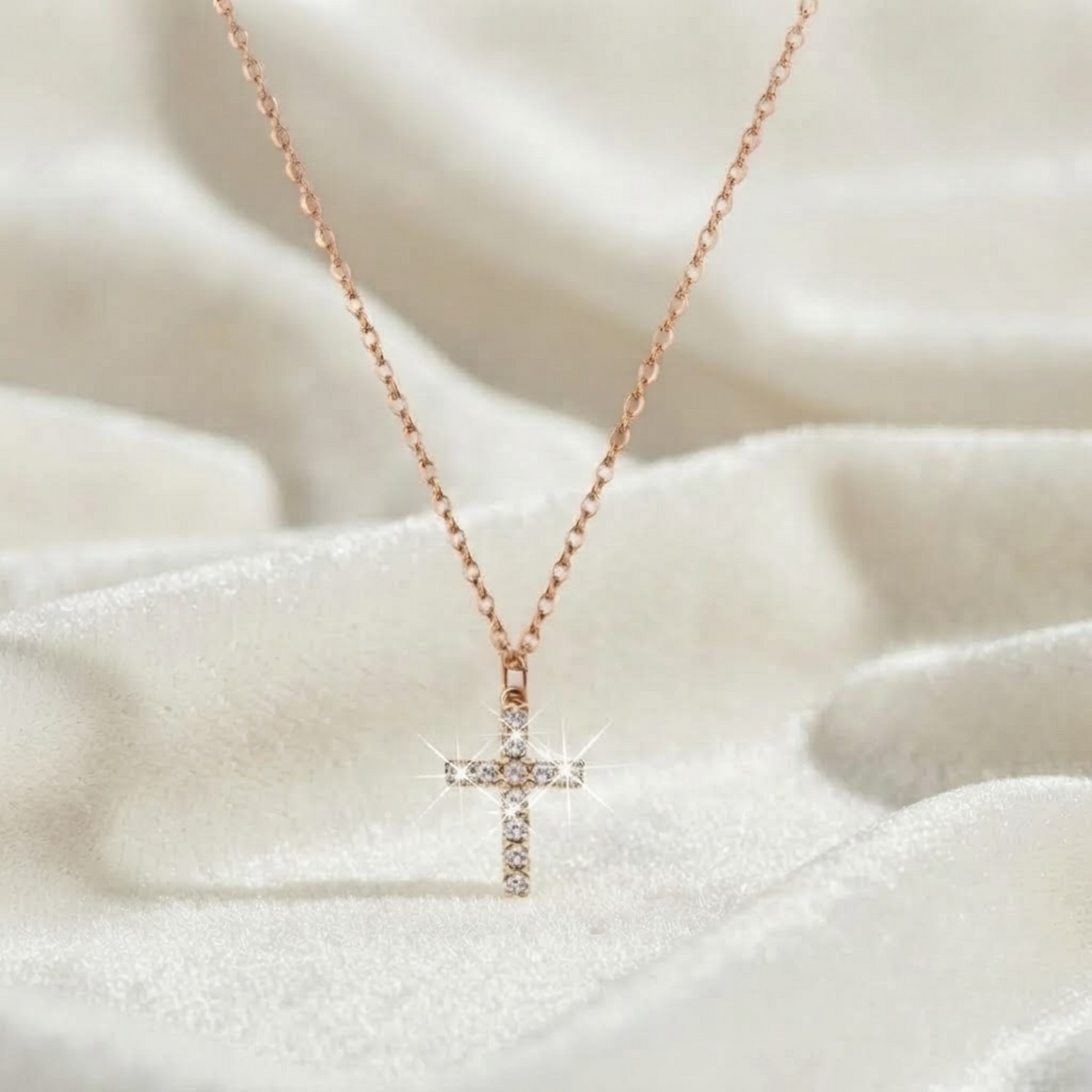 Cross Diamond Pendant for Women