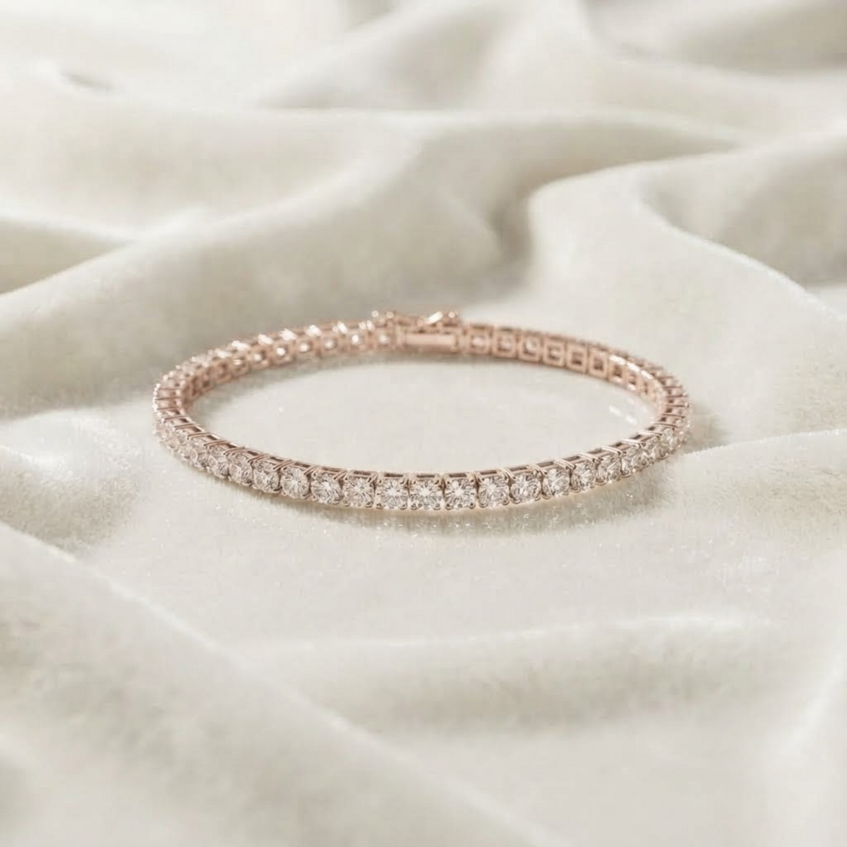 Lab Grown Diamond Tennis Beautiful Bracelet For Her