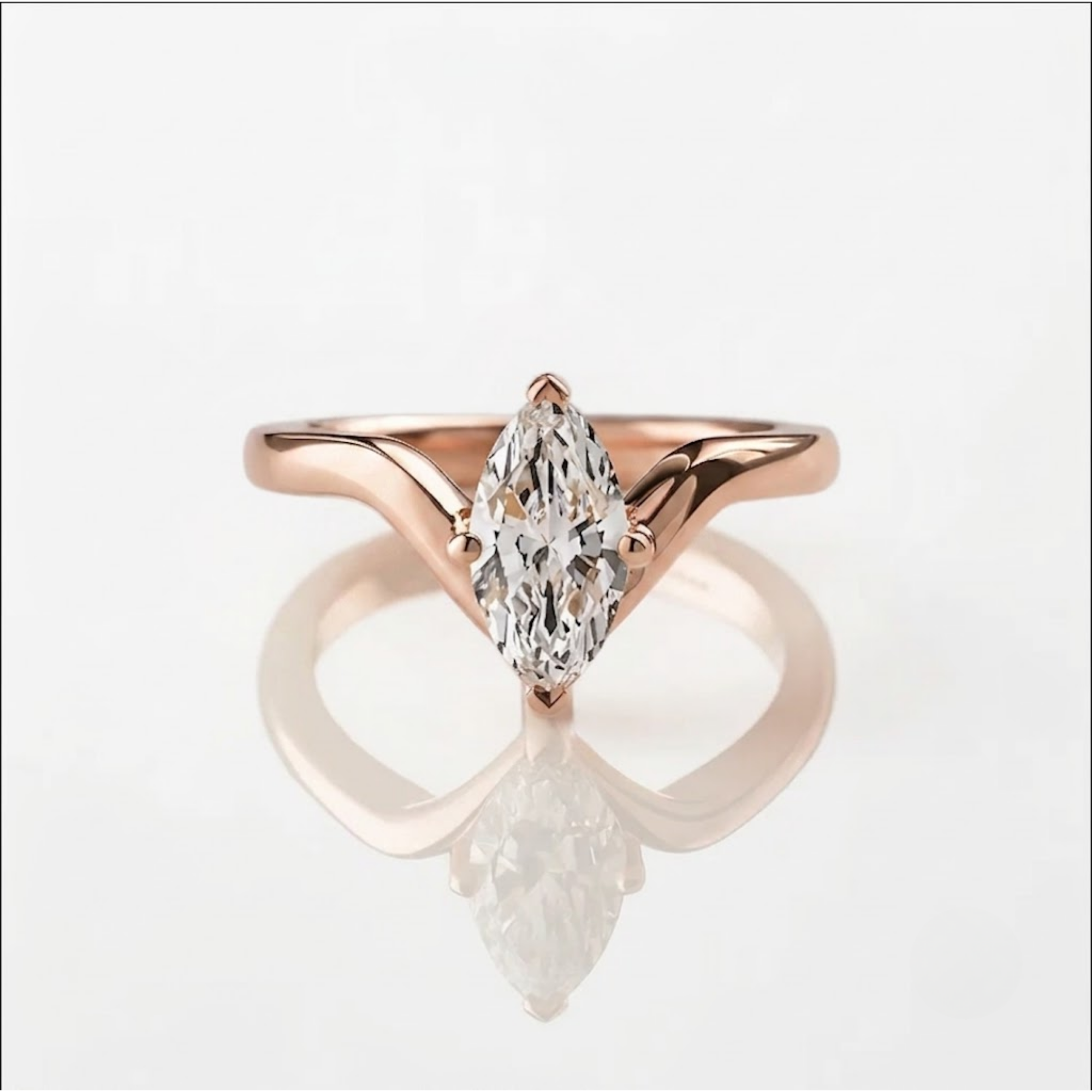 Marquise Cut Diamond Ring