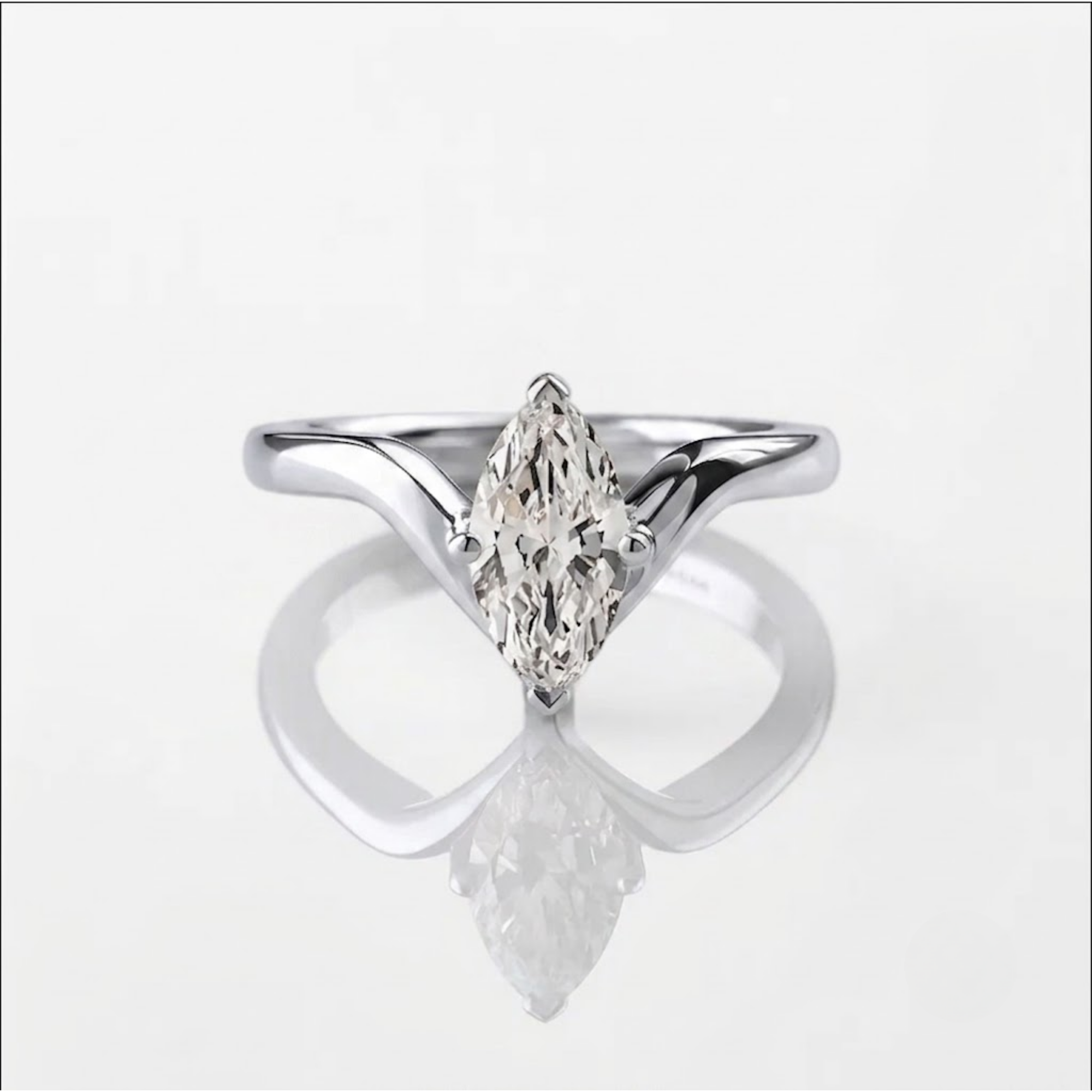 Marquise Cut Diamond Ring
