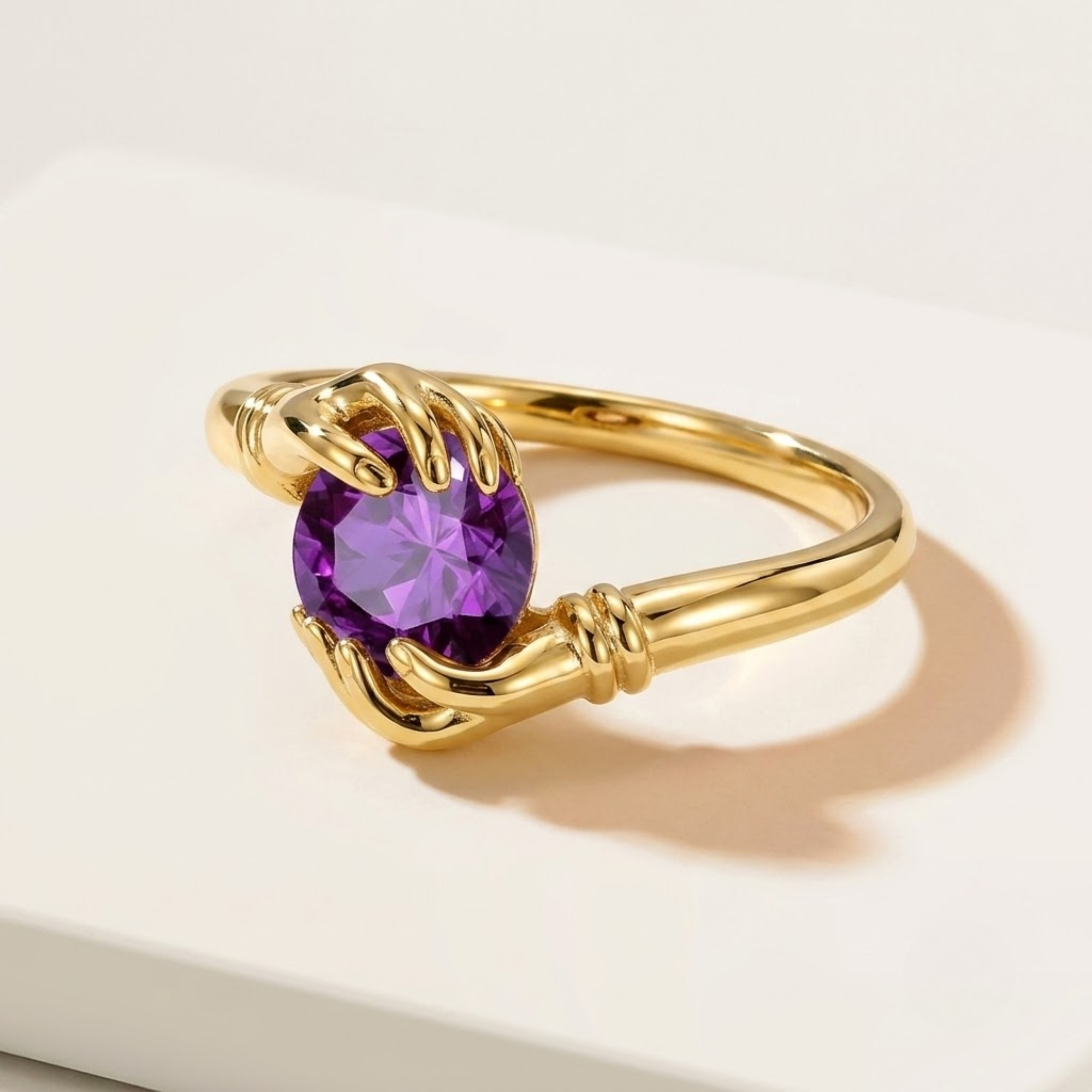 Birthstone Personalized Gemstone Ring