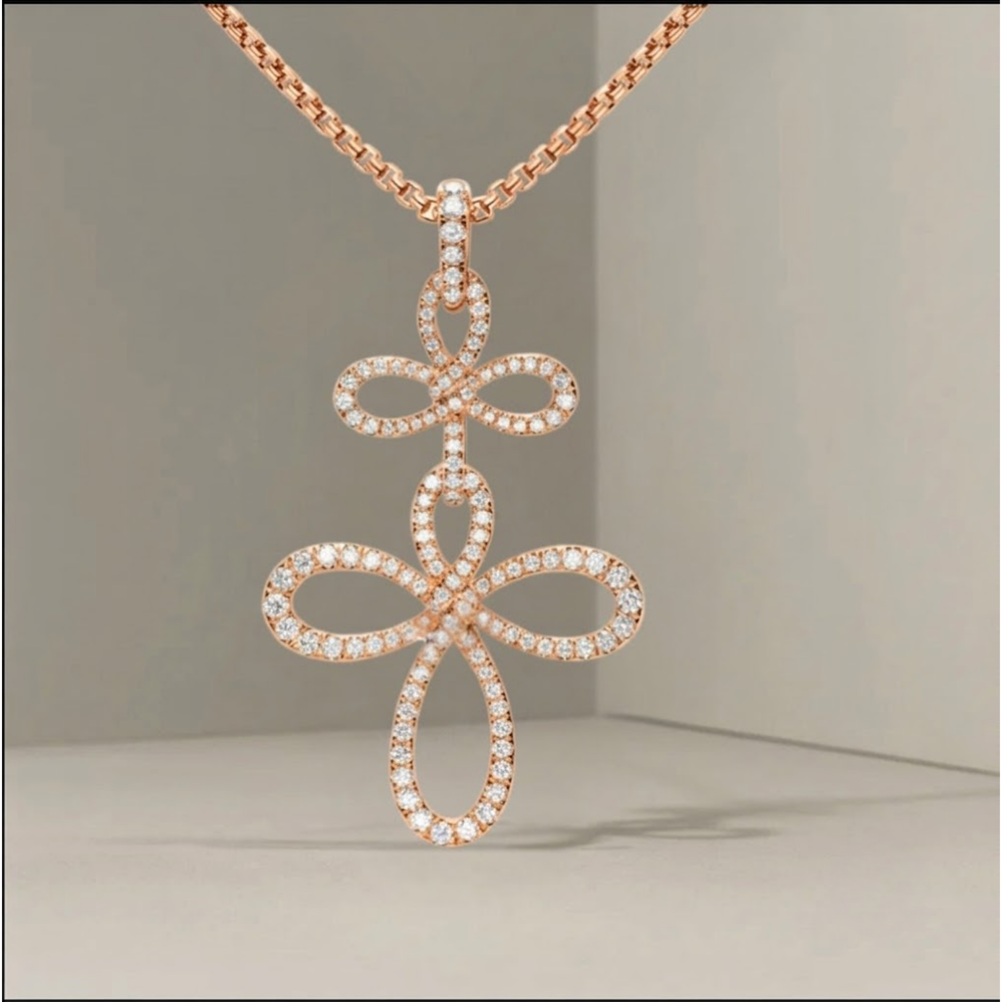 Infinity Cross Pendant