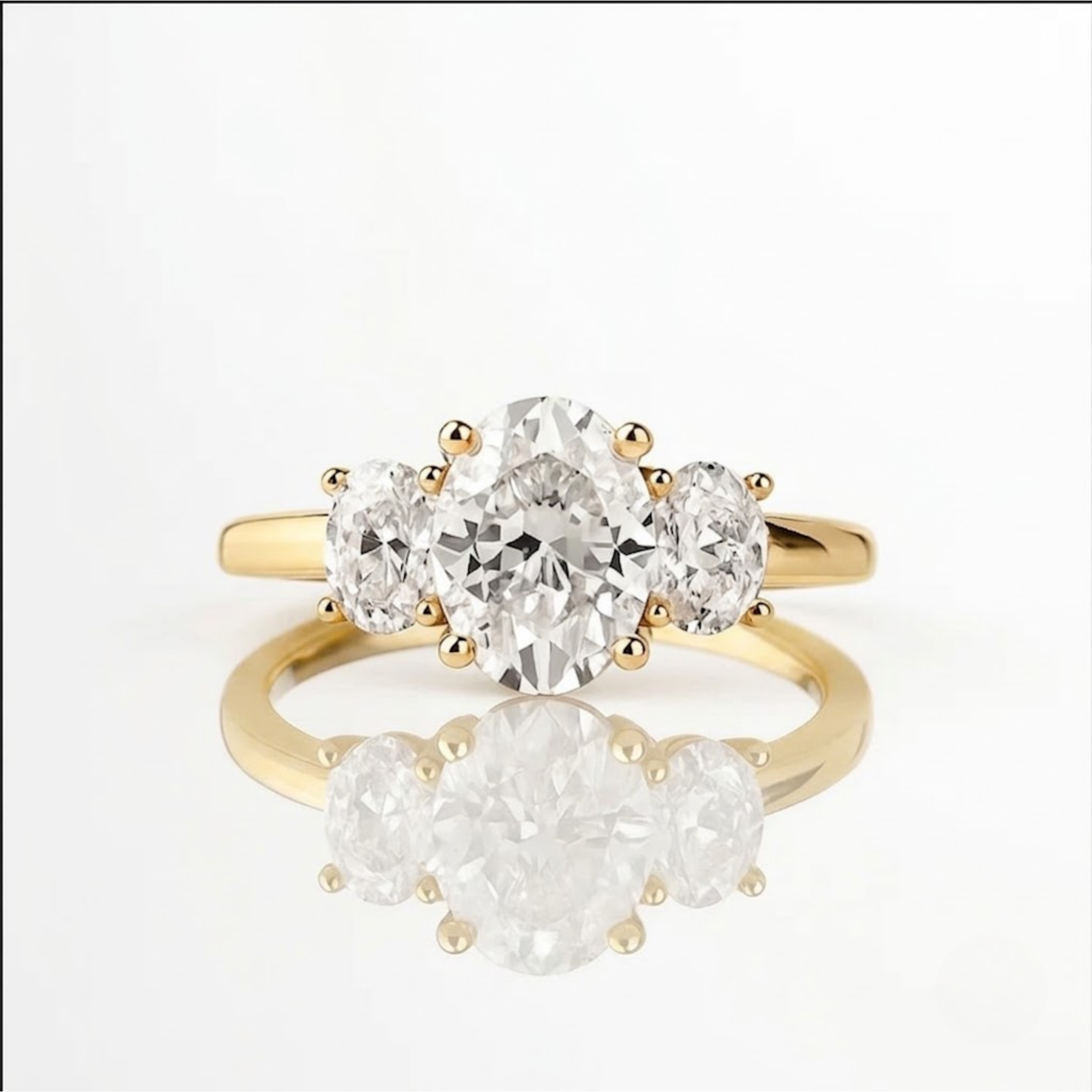 Three Stone Engagement Ring