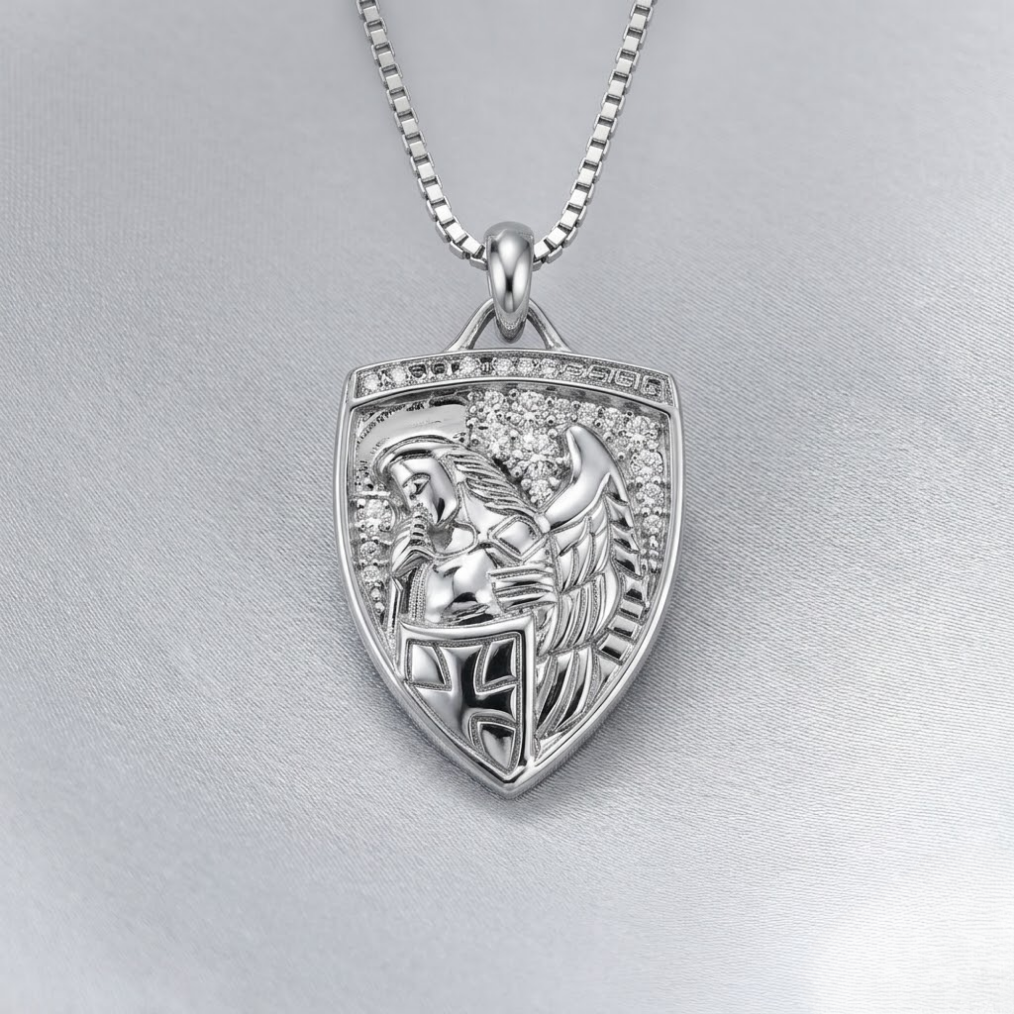 St Michael Medallion Necklace