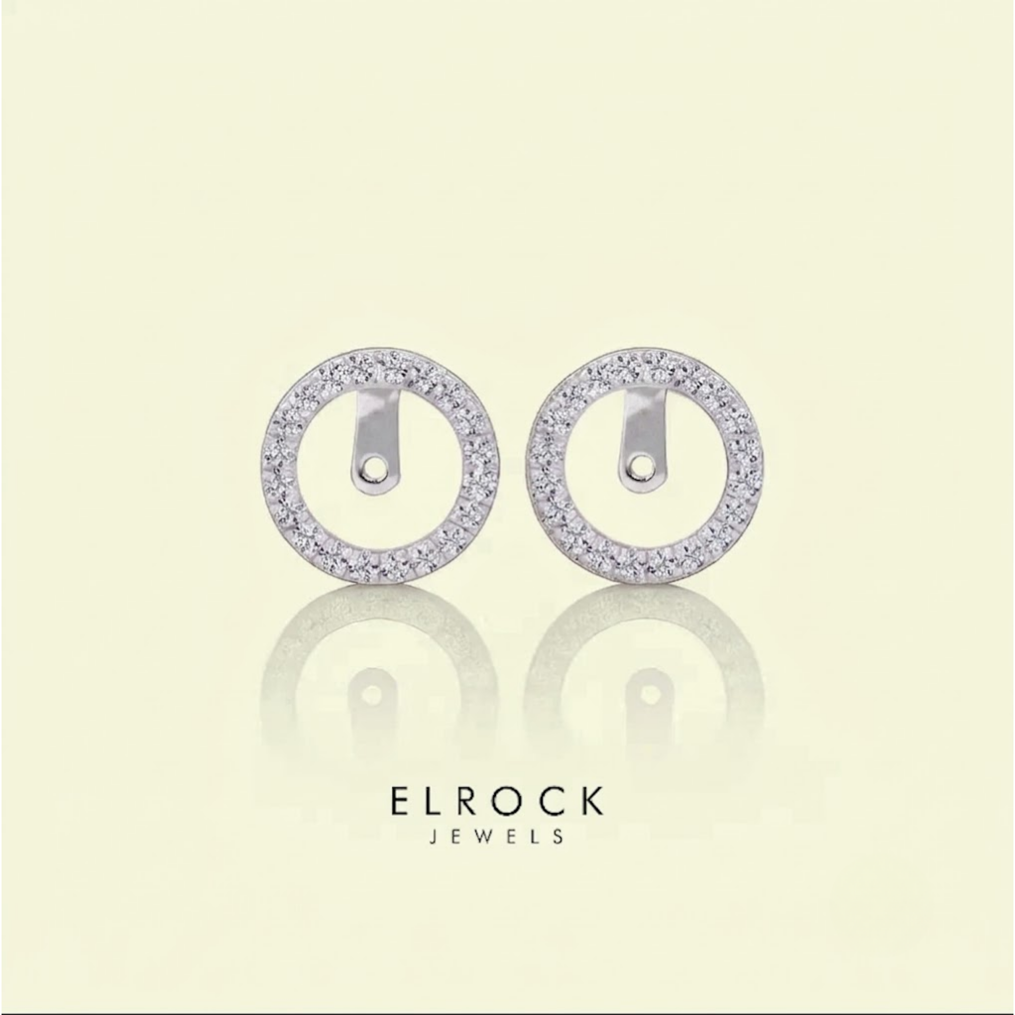 Jacket Pave Set Diamond Earring