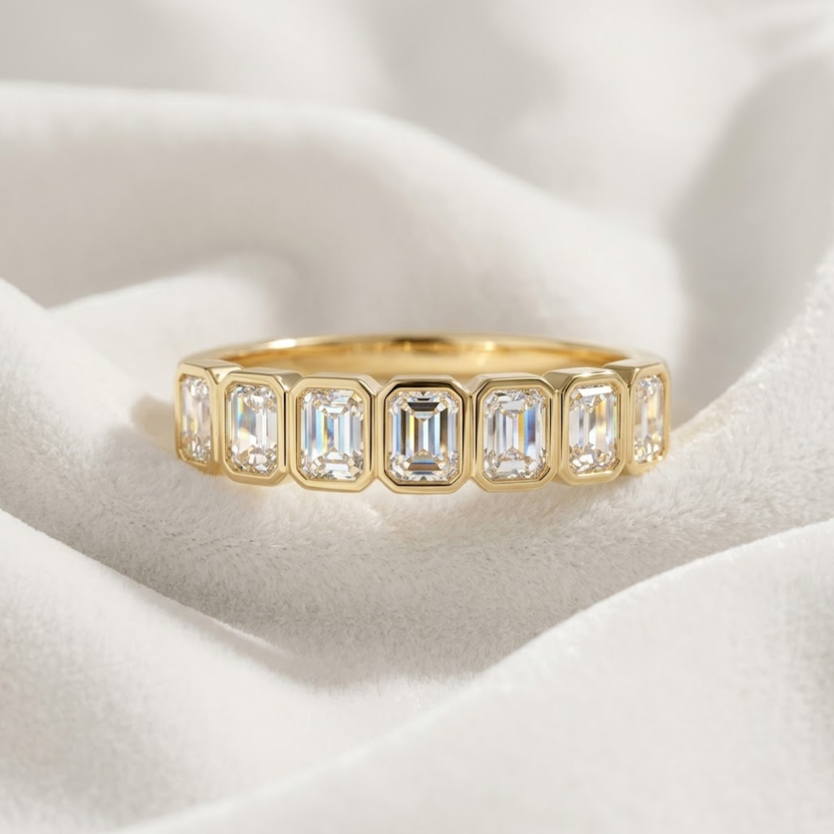 Half Eternity Wedding Band