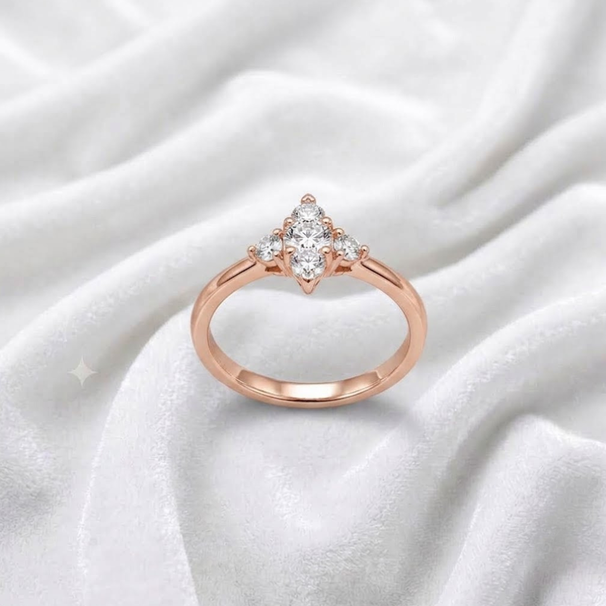 Classic Round Cut Lab Grown Solitaire Diamond Engagement Ring