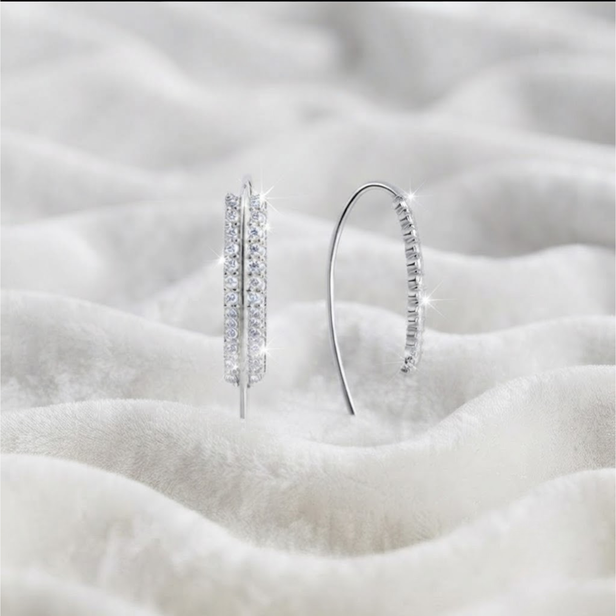 Diamond Ear Climber Earrings