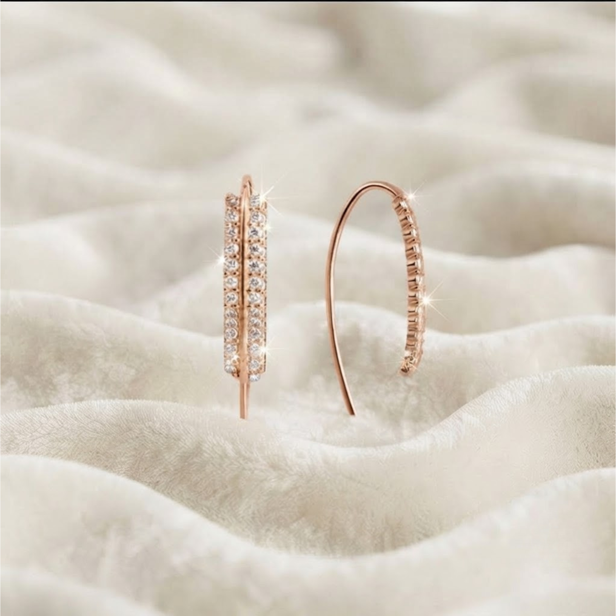 Diamond Ear Climber Earrings