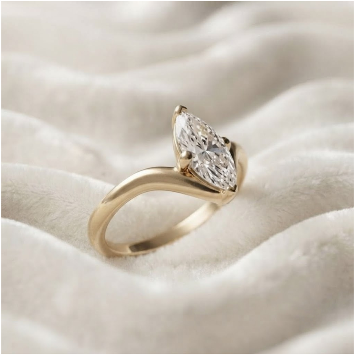 Marquise Cut Diamond Ring
