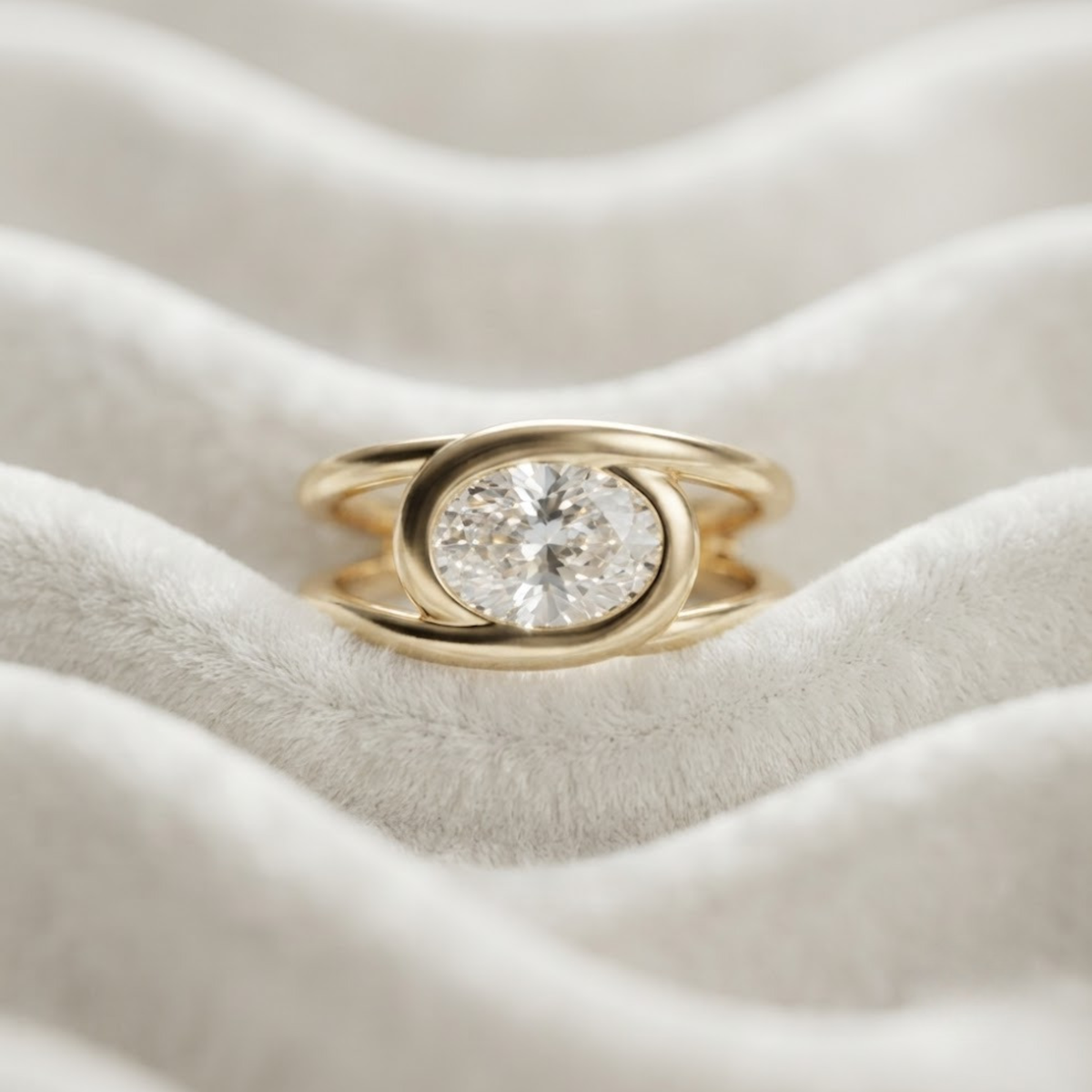 Bezel Set Solitaire Ring