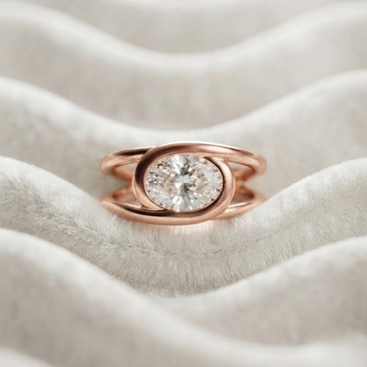 Bezel Set Solitaire Ring