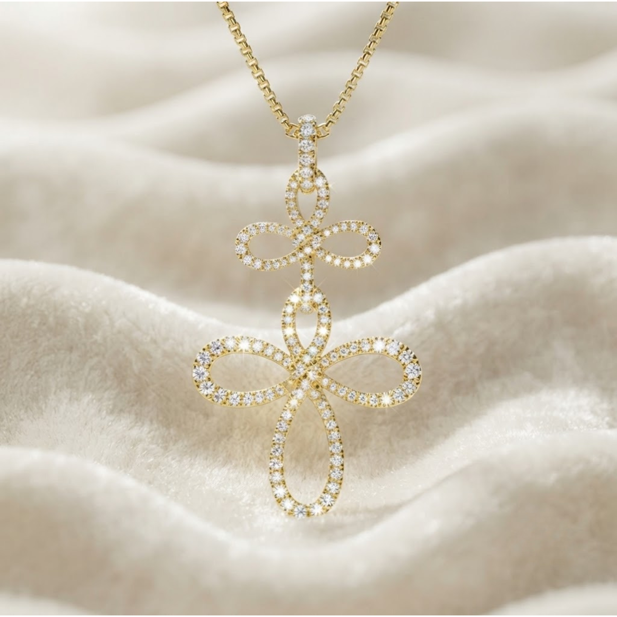 Infinity Cross Pendant