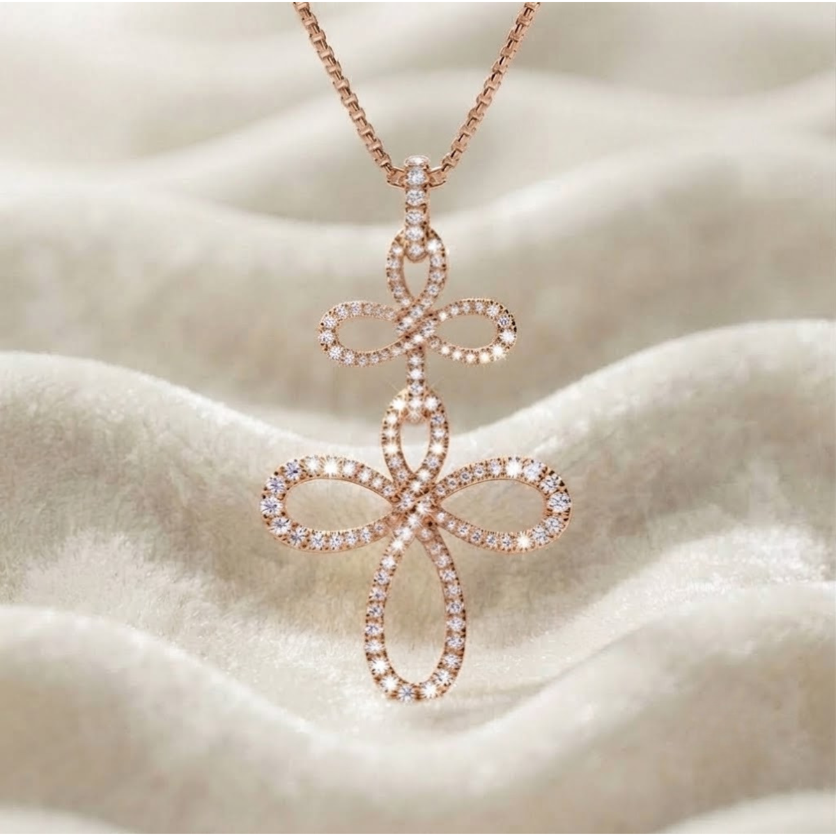 Infinity Cross Pendant