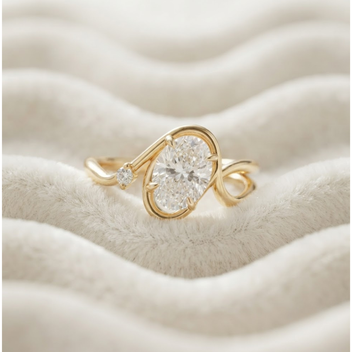 Oval Cut Engagement Ring