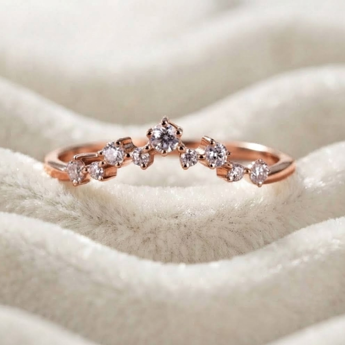 Wedding Band Lab Grown Diamond Stacking Ring