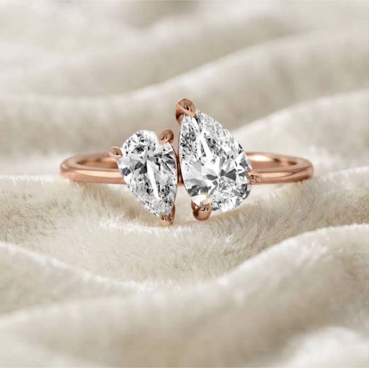 Toi et Moi Lab Grown Diamond Ring