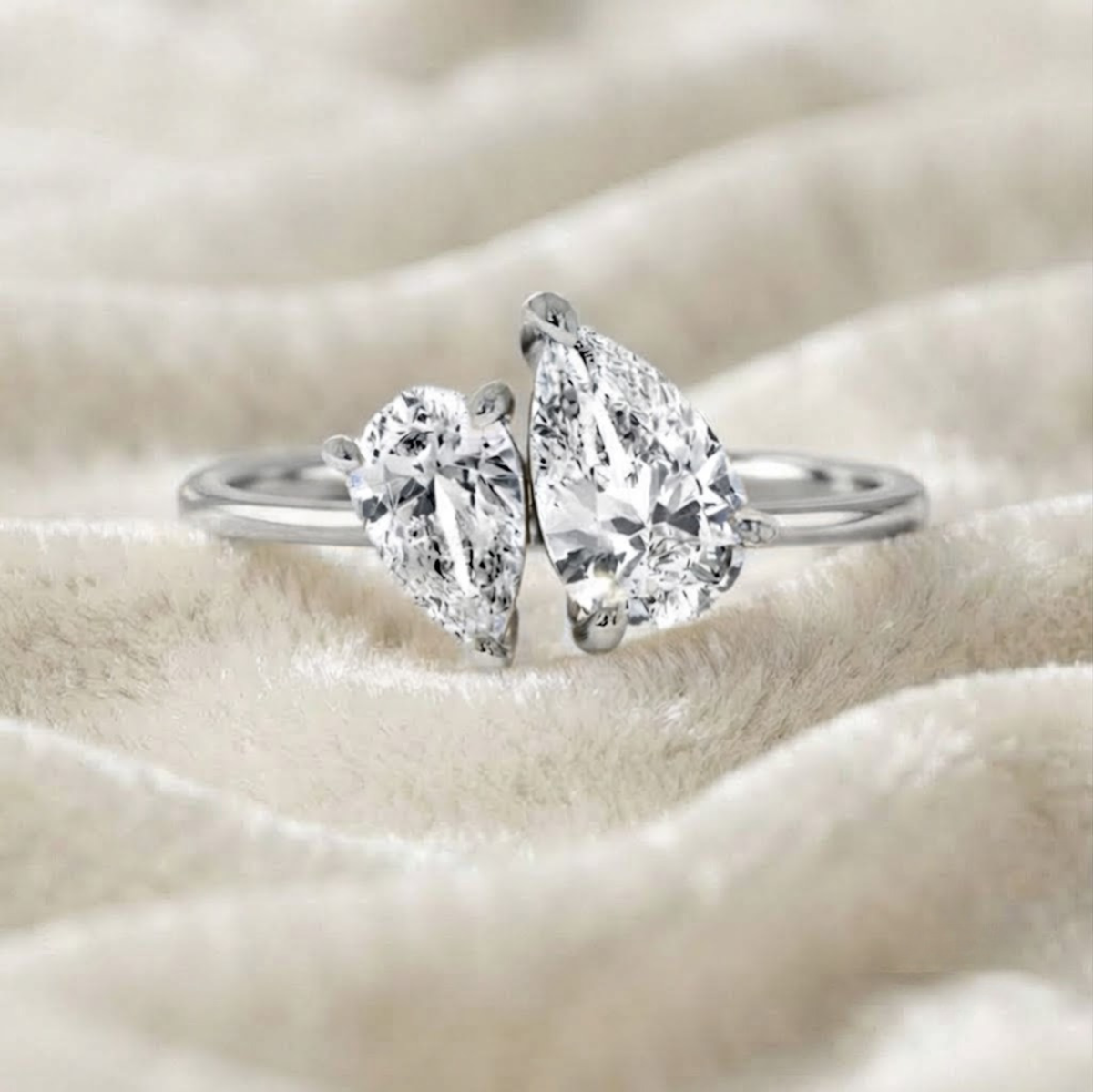 Toi et Moi Lab Grown Diamond Ring