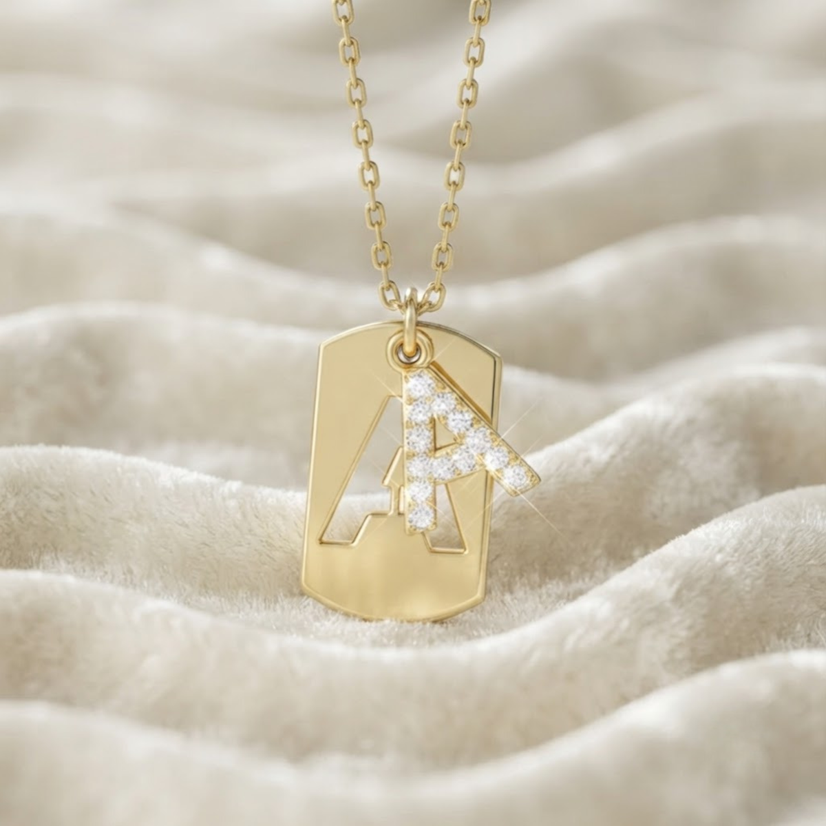 Letter Necklace Initial Pendant Necklace