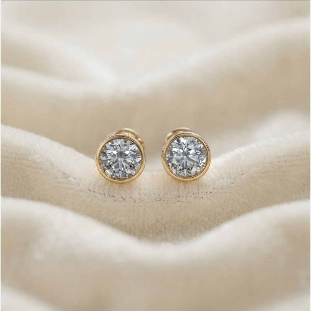 Lab Diamond Stud Earrings