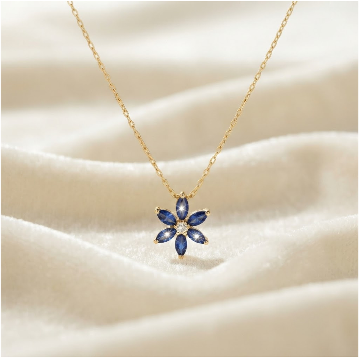 September Birthstone Necklace