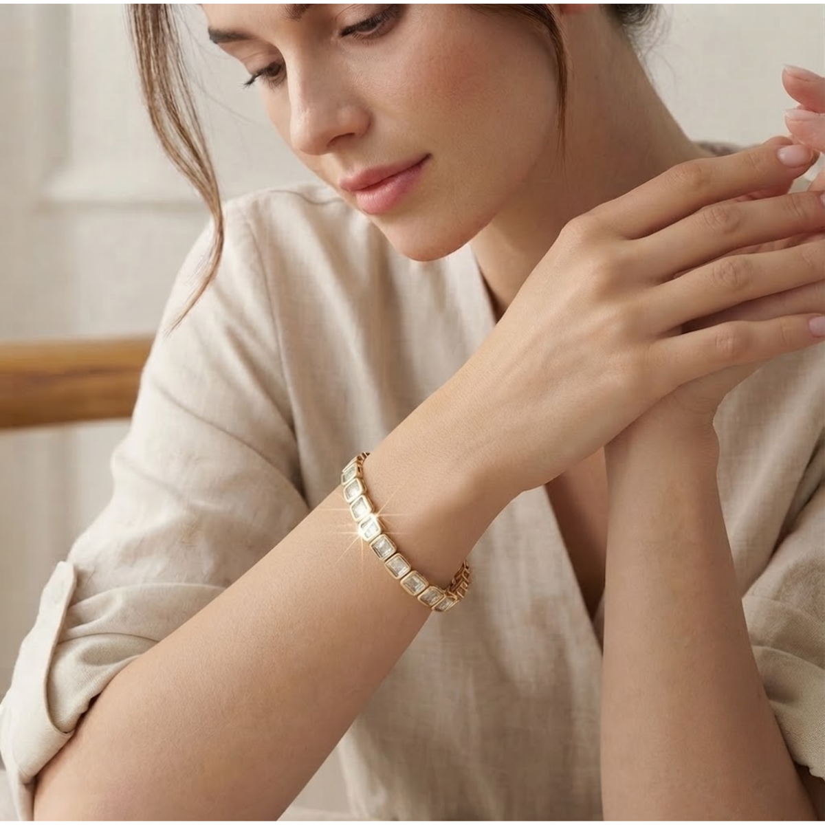 Lab Grown Diamond Tennis Bracelet