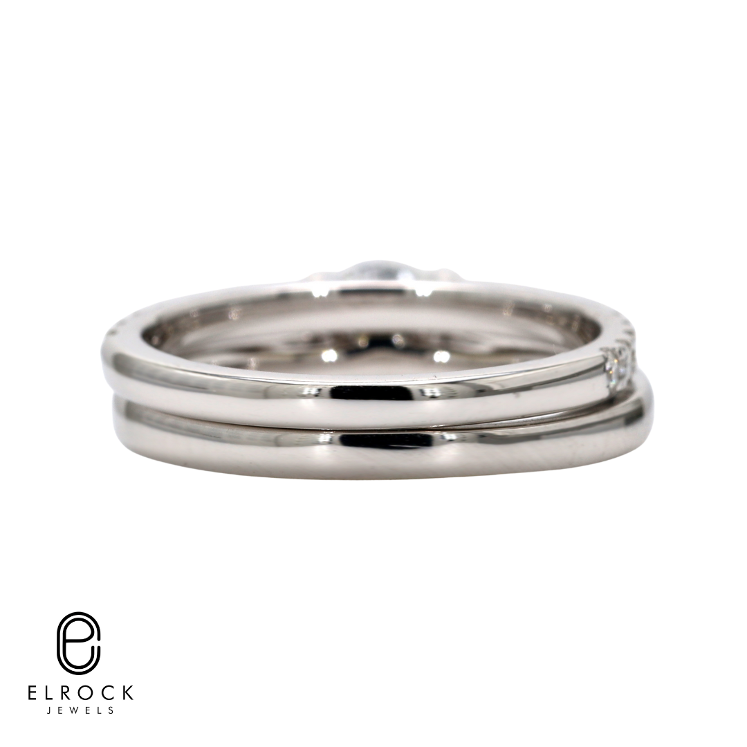 14K Gold Round Lab Grown Diamond Ring