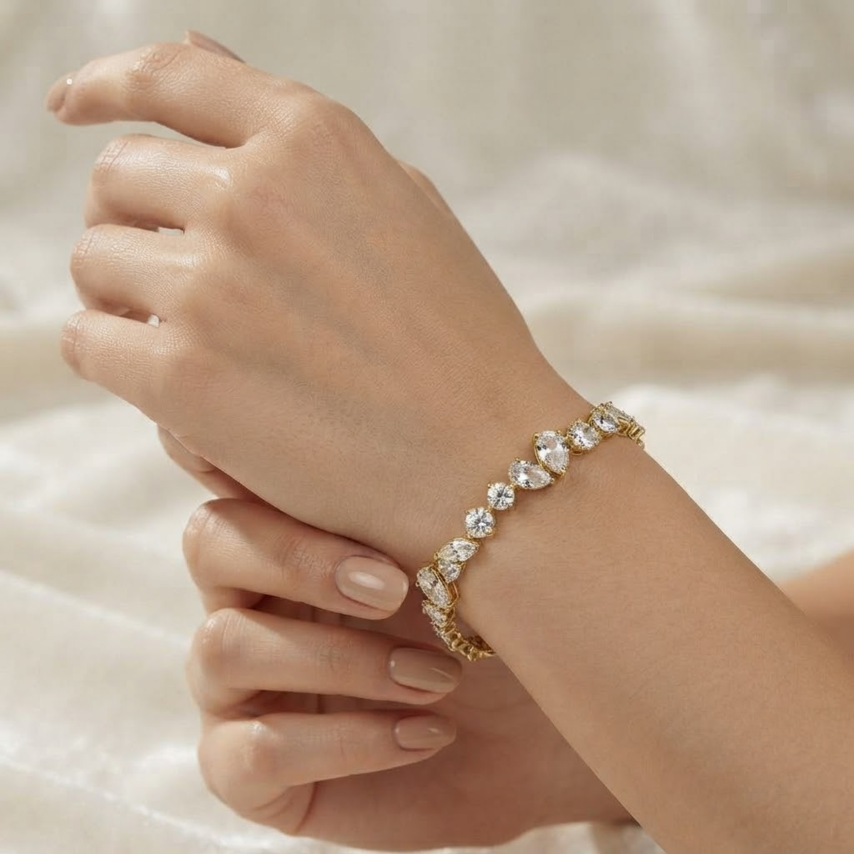 Tennis Bracelet Multishape Lab Grown Diamond