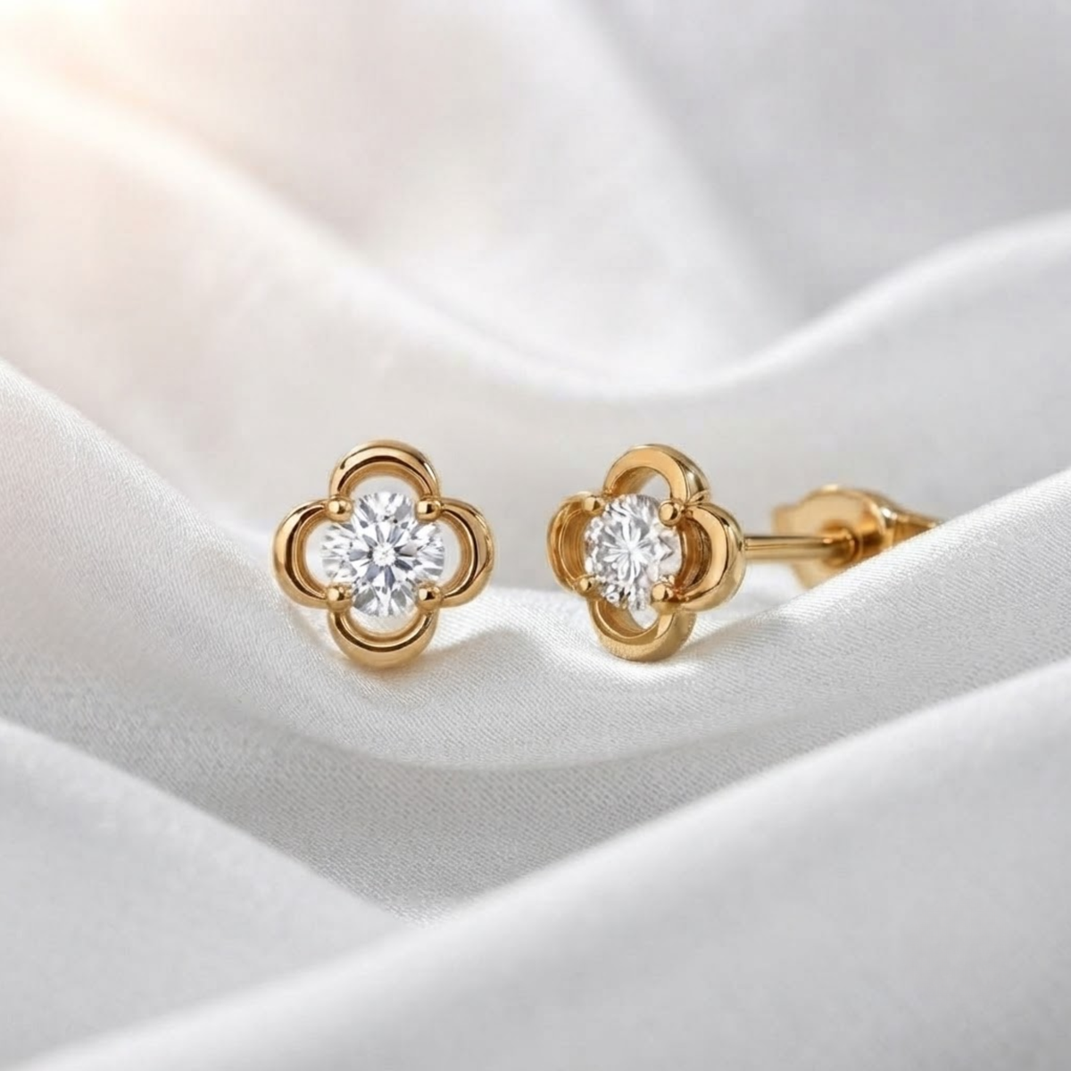 Classic Dainty Stud Earrings for Women