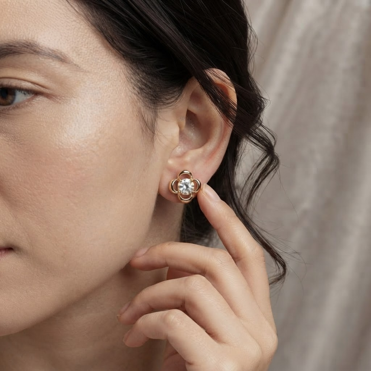 Classic Dainty Stud Earrings for Women