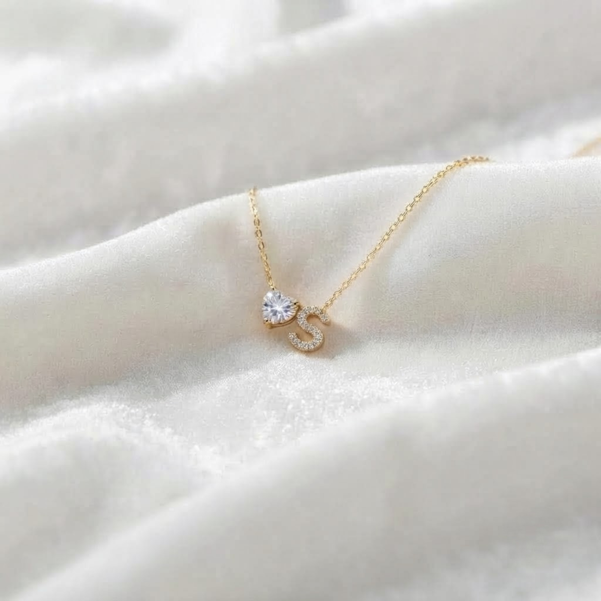 Initial G Pendant Necklace