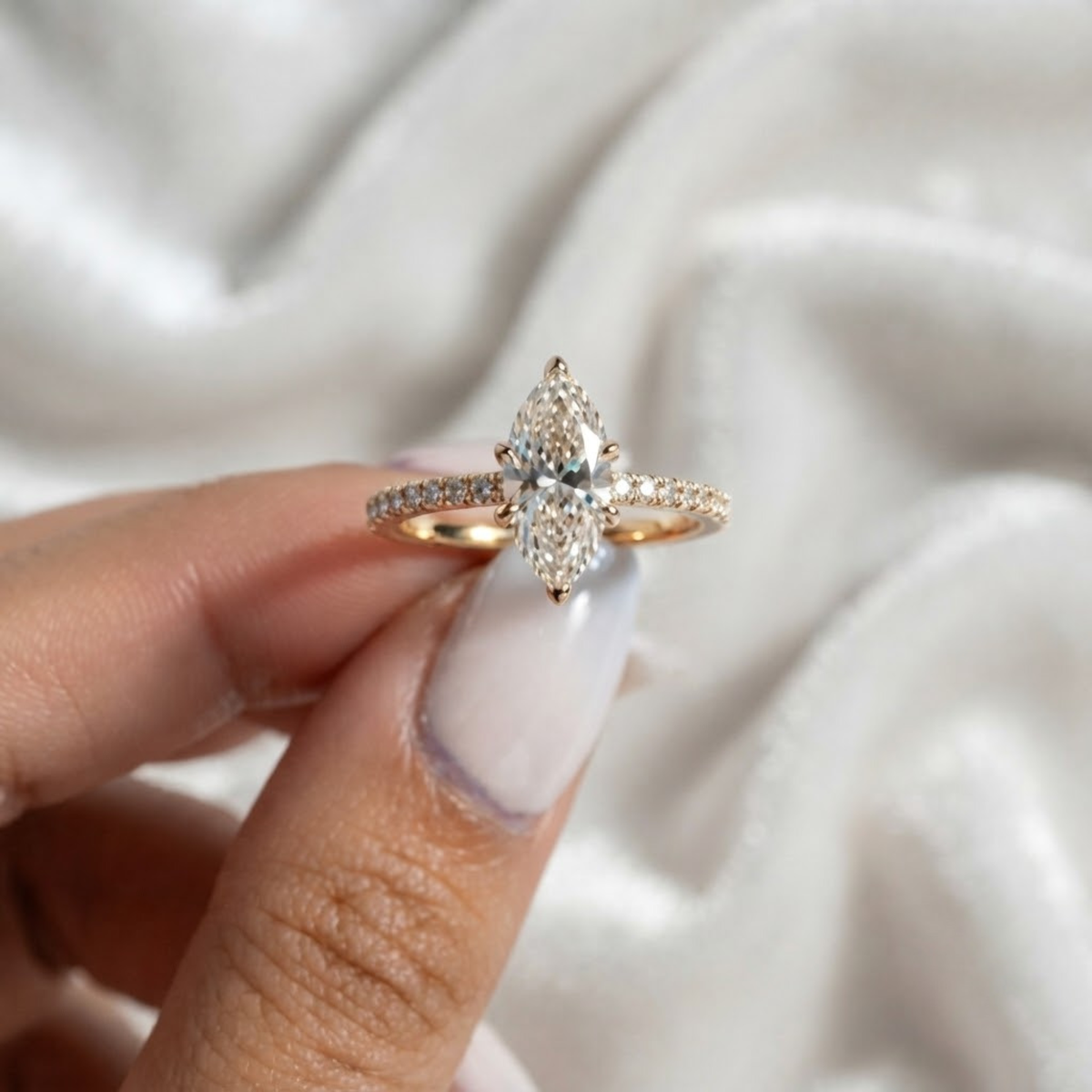 Marquise Cut Lab Grown Diamond