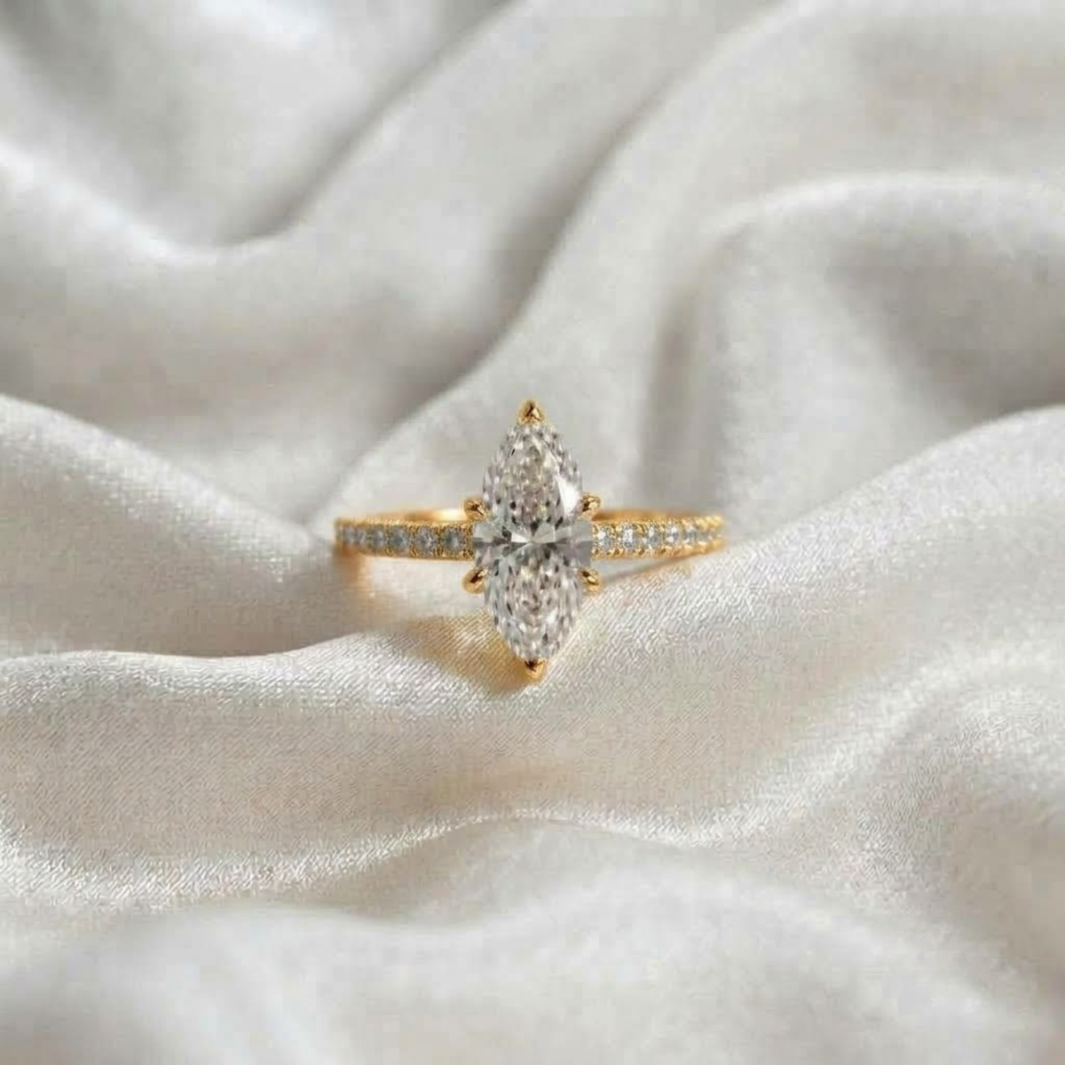 Marquise Cut Lab Grown Diamond