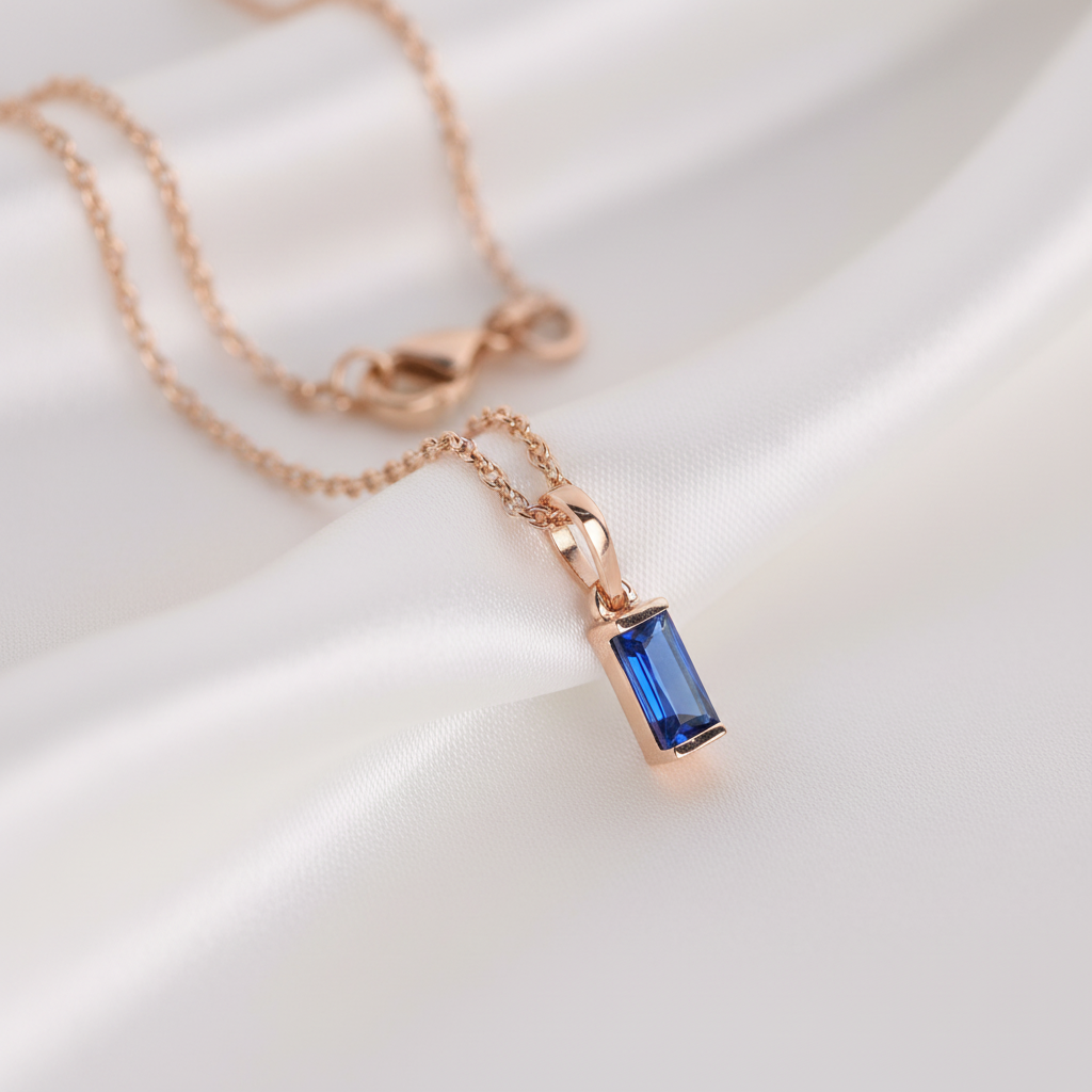 Blue Sapphire Necklace