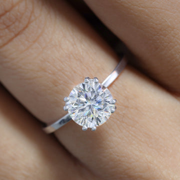 Round Solitaire Ring, Round Diamond Solitaire Ring