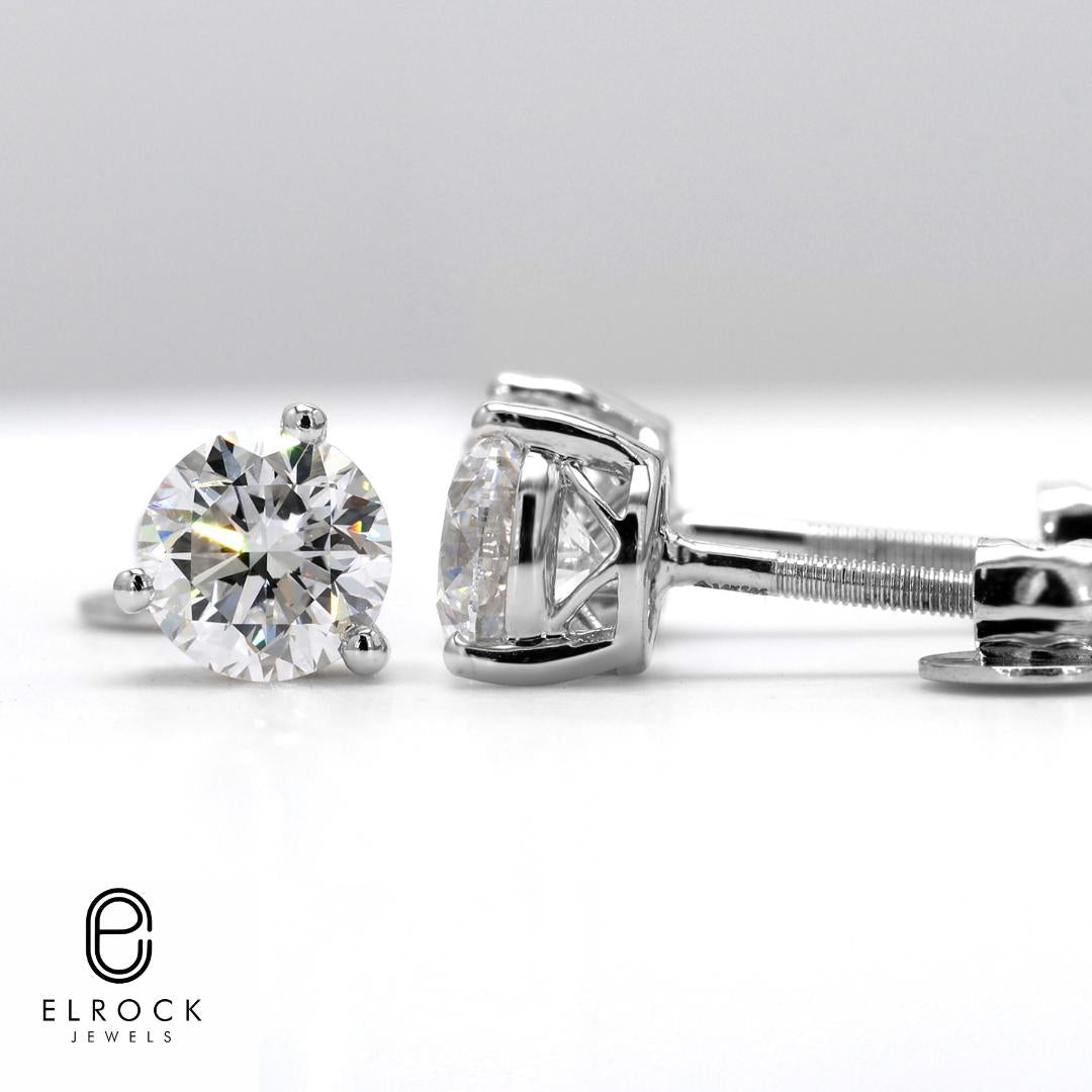 Diamond Stud Earrings