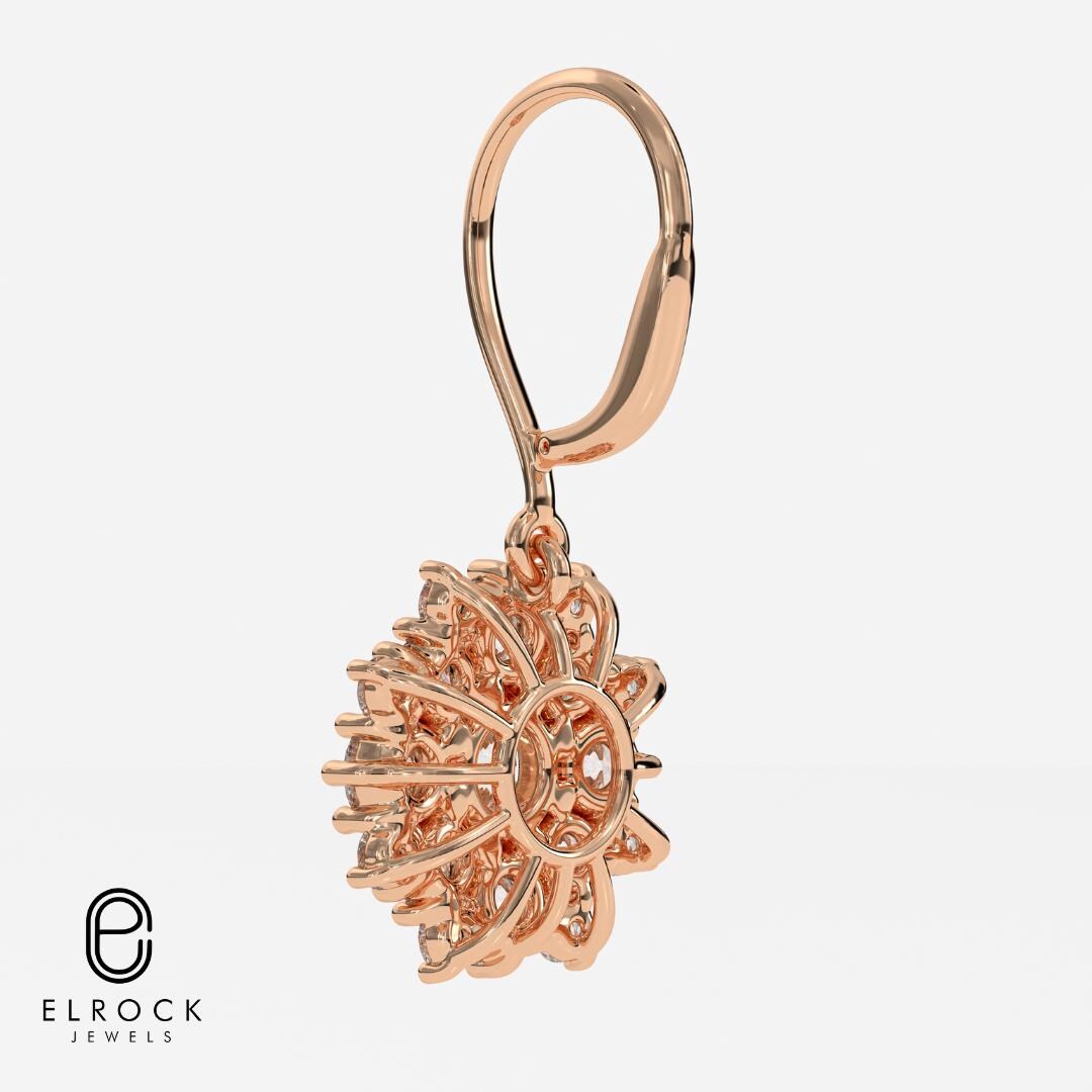 Sunflower Halo Earrings