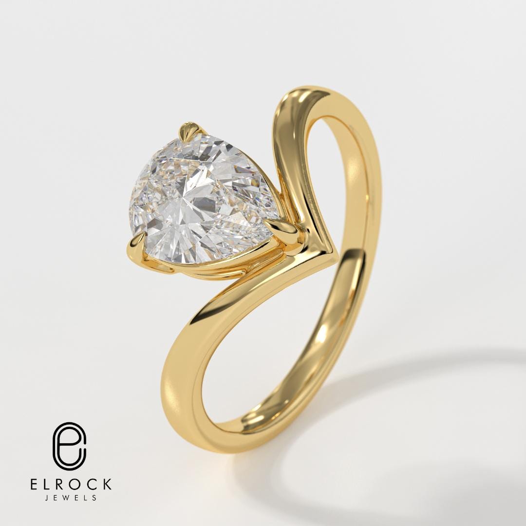 Pear Cut Lab Grown Diamond
