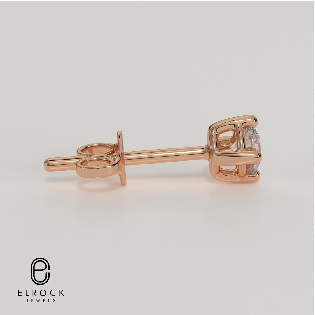 Gold Diamond Earring