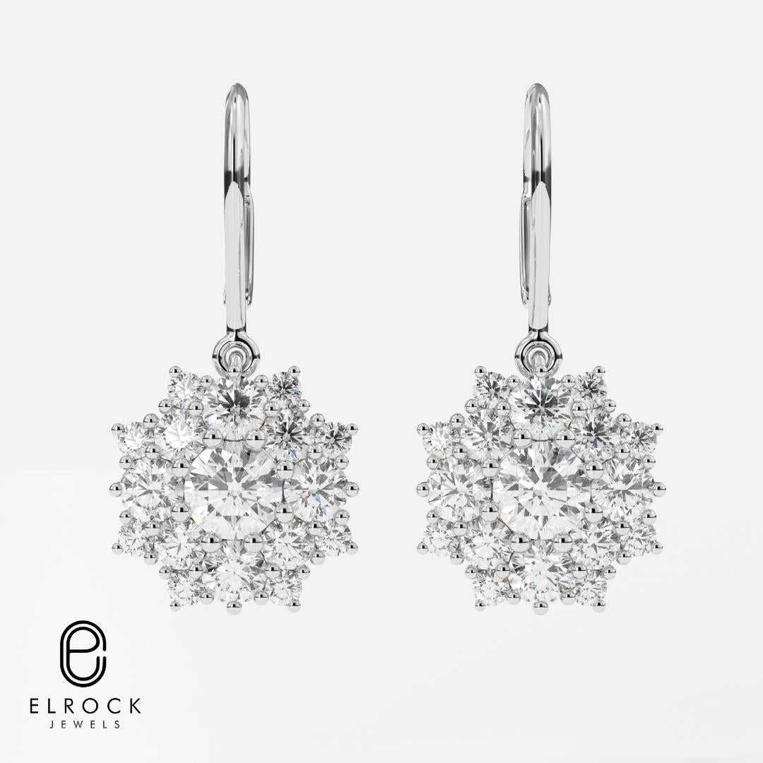 Sunflower Halo Earrings