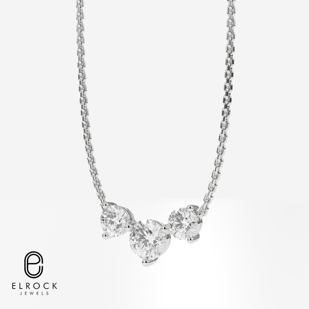 14k Gold 2.00 CT Diamond Necklace