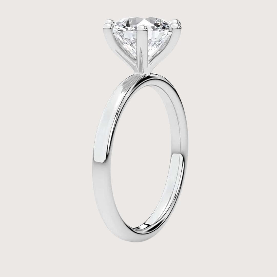 14K Gold Radiant Cut Lab Grown Diamond Ring