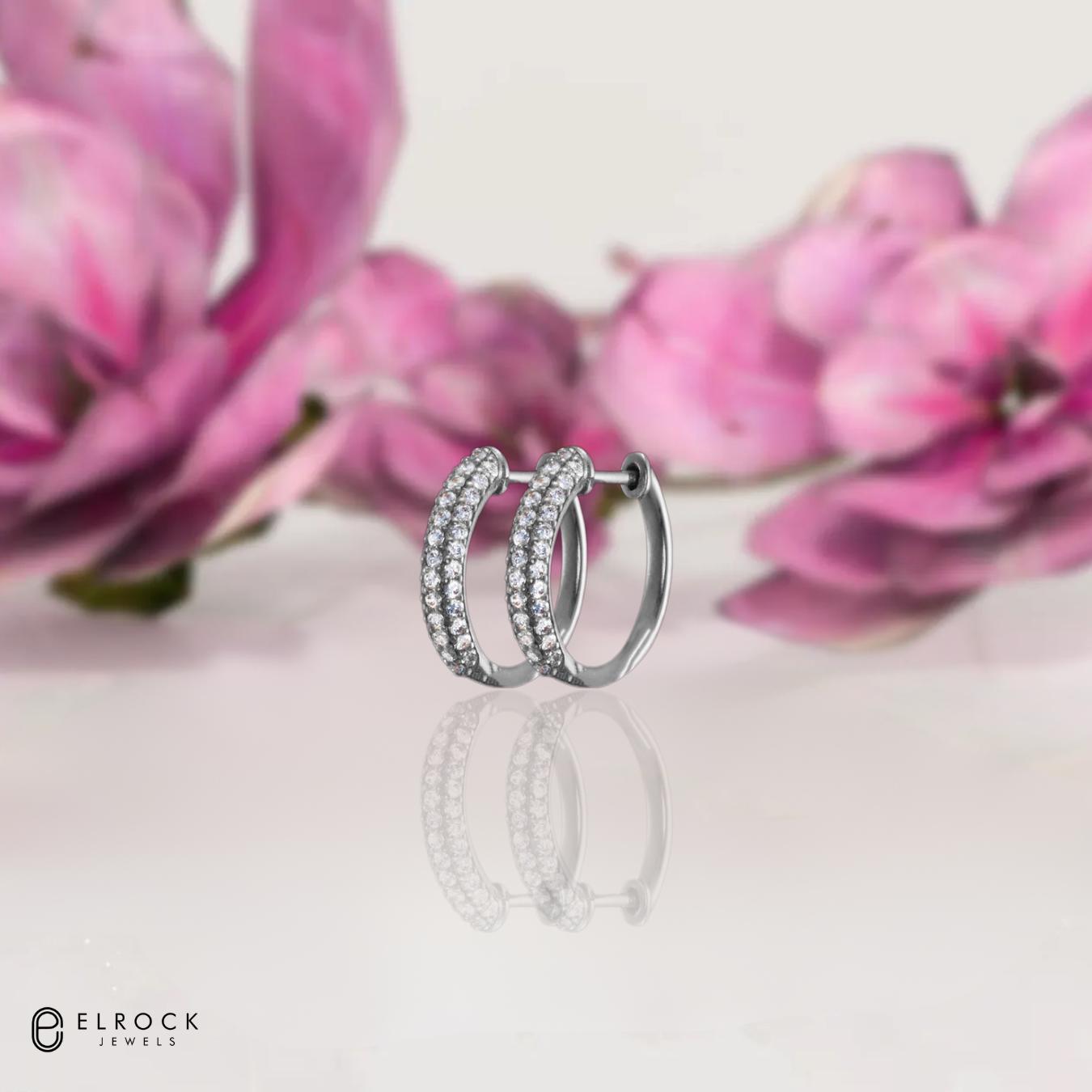 Round Diamond Earring