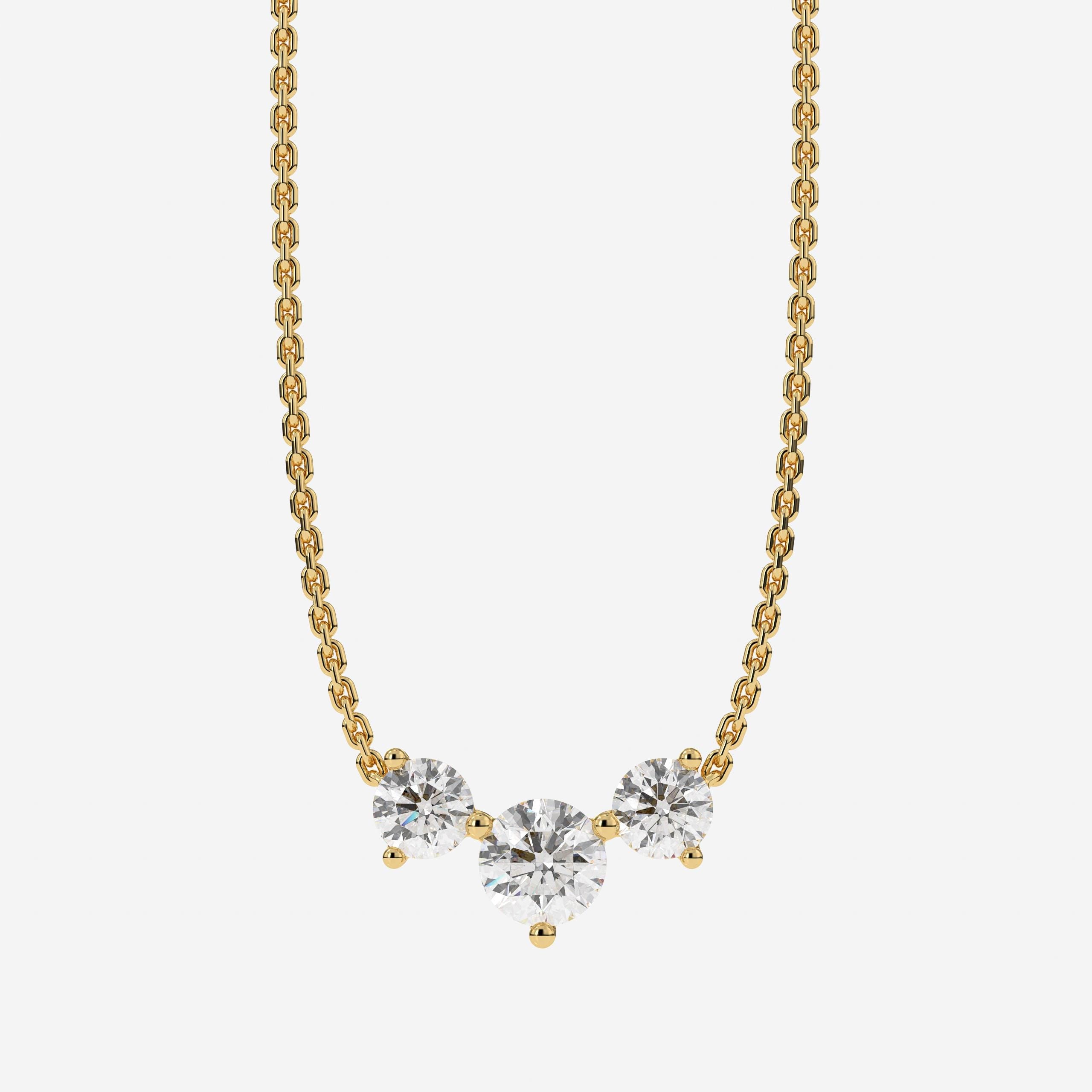 14k Gold 2.00 CT Diamond Necklace