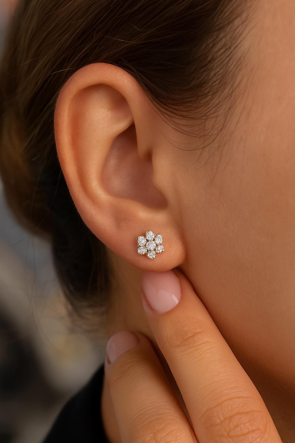 Diamond Stud Earring