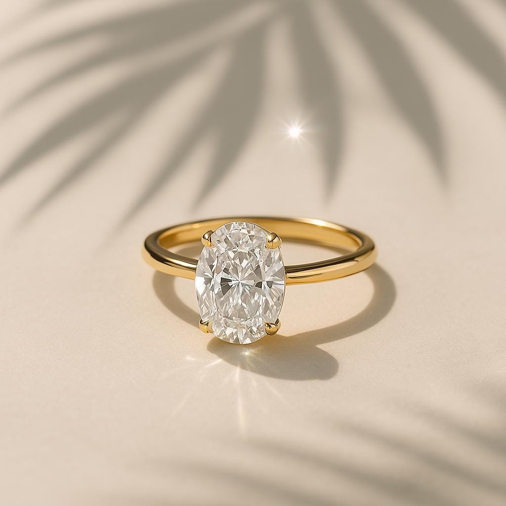Oval Diamond Ring