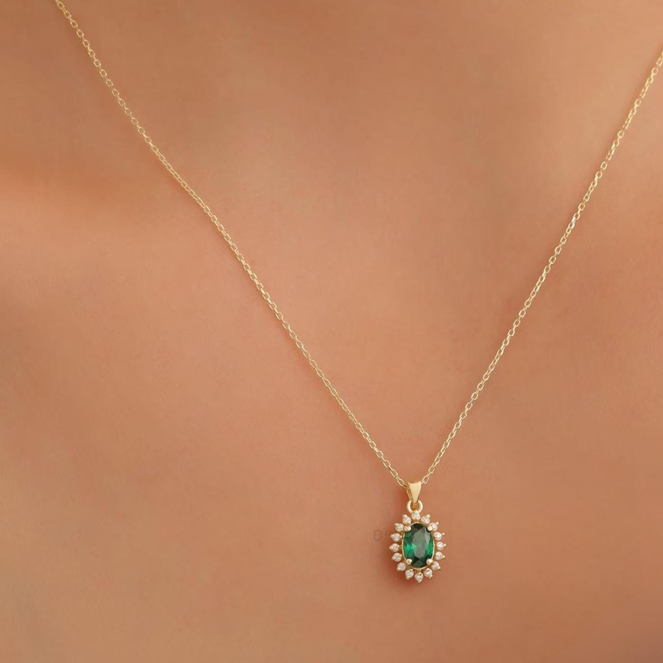 Emerald Gemstone Oval Cut